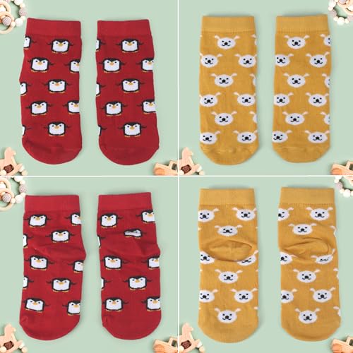 Image of Kid's Socks for Boys and Girls - Made with Soft & Breathable Cotton with Antibacterial Wash, Pack Of 5, Suitable for all day long use