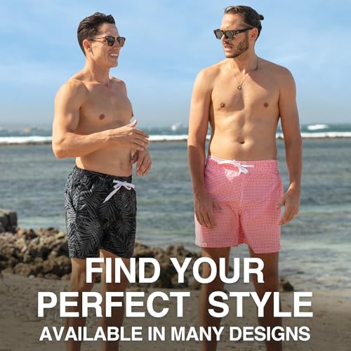 Image of Kanu Surf Men's Big Palma Extended Size Leaf Volley Swim Trunk
