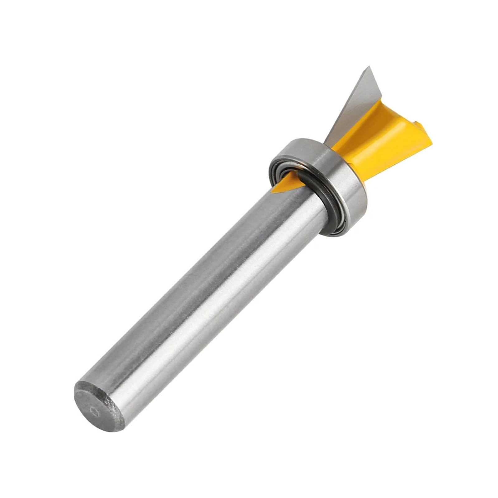 Epaknhgd 8X12.7mm 1Pc 8Mm Shank Dovetail Router Bit With Bearing Woodworking Cutter For Wood Grooving And Joint Making
