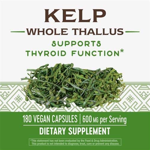 Nature's Way Kelp, 180 Capsules (Pack of 2)