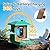 Bird Feeder with Camera Outdoor Solar: Smart Birdfeeder with AI Recognition - 2K HD Live Stream Video Camera for Outside Wild Birds Garden Decor - Bird Lover Gifts
