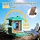 Vogelhaus mit Kamera Outdoor Solar Vogelfutterspender: 2K WLAN Vogelfutterhaus Wetterfest IP66 - Geschenke FüR Vogelliebhaber Ai Verfolgung EichhöRnchensicher - Bird Feeder Camera