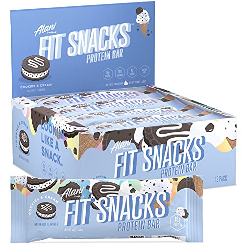 Buy Alani Nu Fit Snack Protein Bar, GlutenFree Bars, 16g Protein, Low