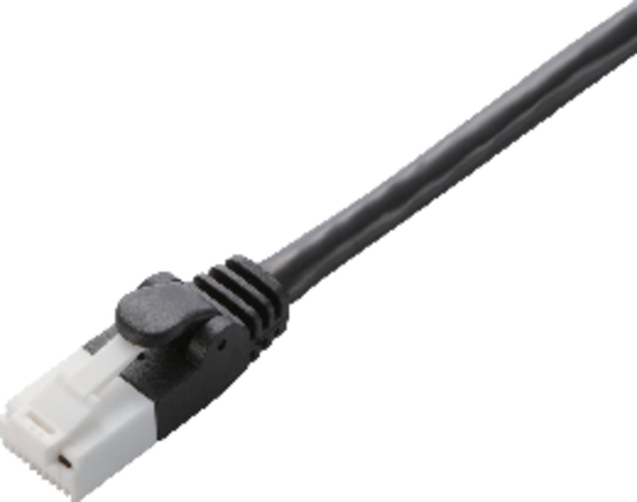 エレコム Elecom LD-GPT/BK30 CAT6 LAN Cable, 9.8 ft (3 m), Connector Has Unbreakable Tab, Standard, Black