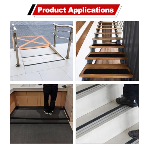 WELSTIK antirutsch Klebeband- Rutschfestes Klebeband Starke Klebstoffsicherheit für Innen- und Außenbereich 5cm x 5 m