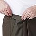 Haggar Men's Big-Tall Cool 18 Gabardine Hidden Expandable Waist Plain Front Pant