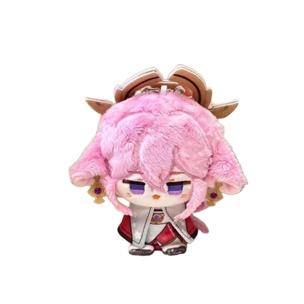 Anjinguang Anime Furina Plush Figure 12cm Lynette/Citlali/Yae Miko/Hu Tao Soft Stuffed Mini Hug Pillow Wallet Pendant Schoolbag Accessories