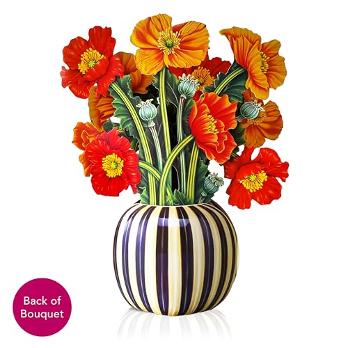 image for Freshcut Paper Pop Up Cards, French Blooms, 12 Inch Life Sized Forever