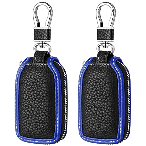 Frienda 2 Pieces Leather Car Key Chain Case Holder Auto Key ...