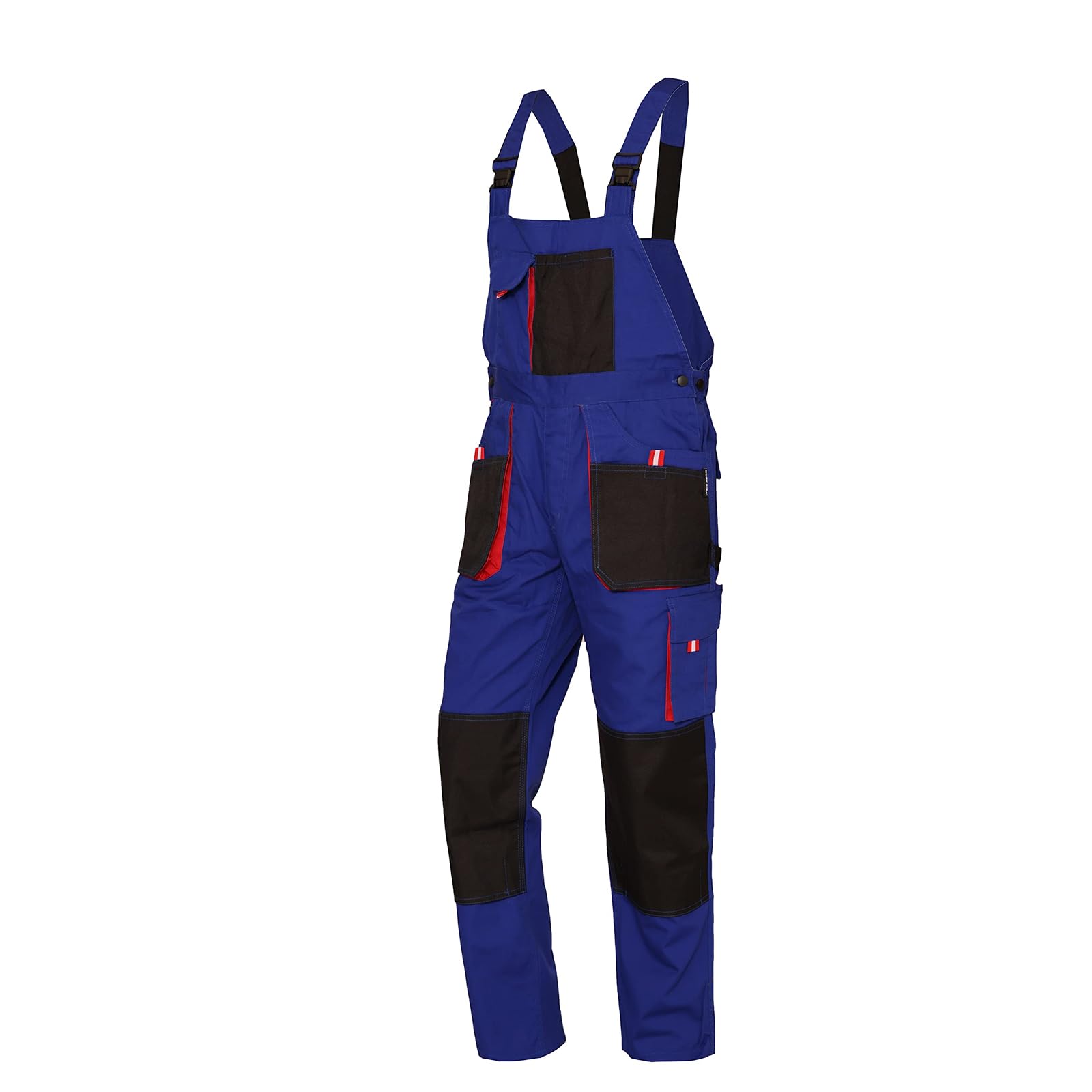 WORK IDEA Herren-Arbeitslatzhose mit Oxford-Knietaschen; strapazierfähige Leinwand