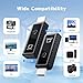 Kihoplly Wireless HDMI Transmitter and Receiver, Wireless HDMI Extender Plug & Play Portable 2.4G/5G with 4K Supported,100FT Range, for PC/Laptop/Camera/HDTV/Projector/TV Box, No App/Bluetooth Needed