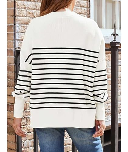 Image of SEMATOMALA Women's Oversized Plain Batwing Sweaters Fall Winter Crewneck Trendy Pullover Knit Jumper Tops