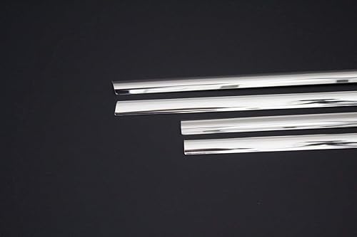 Miniatura 4 de Compatible con marcos de ventanas Sandero Stepway de acero inoxidable cromado 4 piezas 2012-2018