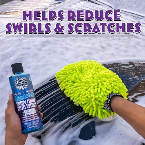 Image of Chemical Guys, Big Mouth Foam Cannon & Blueberry Snow Foam Wash Soap Kit | Pressure-washer foam cannon paired with blueberry snow foam soap for thick, clinging, scratch-free suds