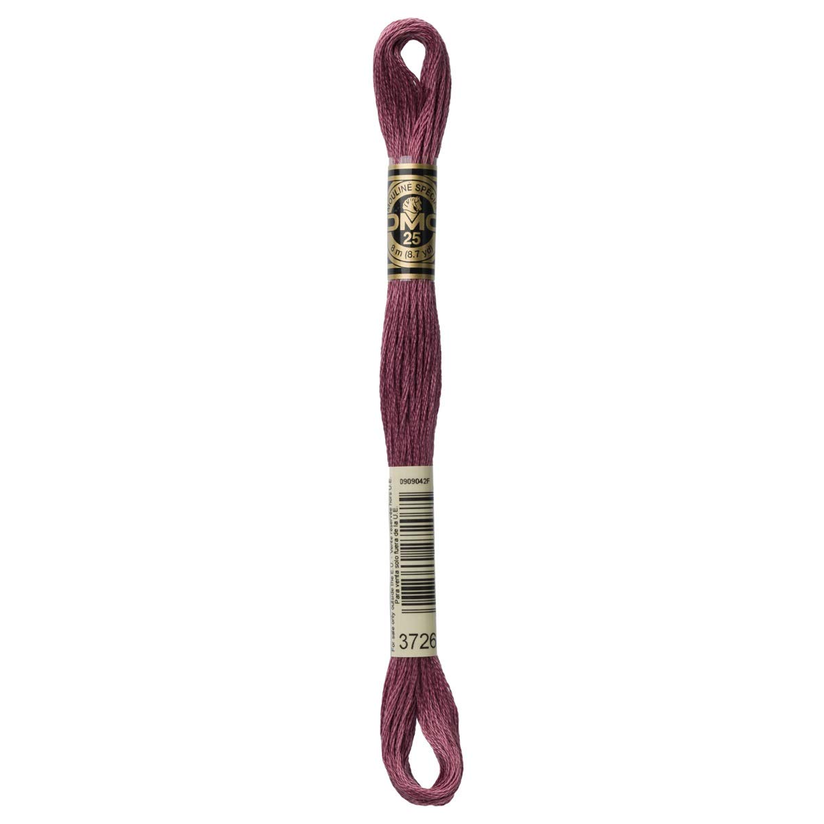 DMC Embroidery Floss Mouline Stranded Cotton Thread for Hand Embroidery and Sewing - Colour No: 3726-3 x 8m Skeins โ image 1
