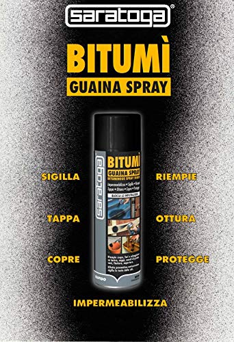 Guaina spray Bitumì a Base di bitume impermeabilizza e sigilla 500 ml