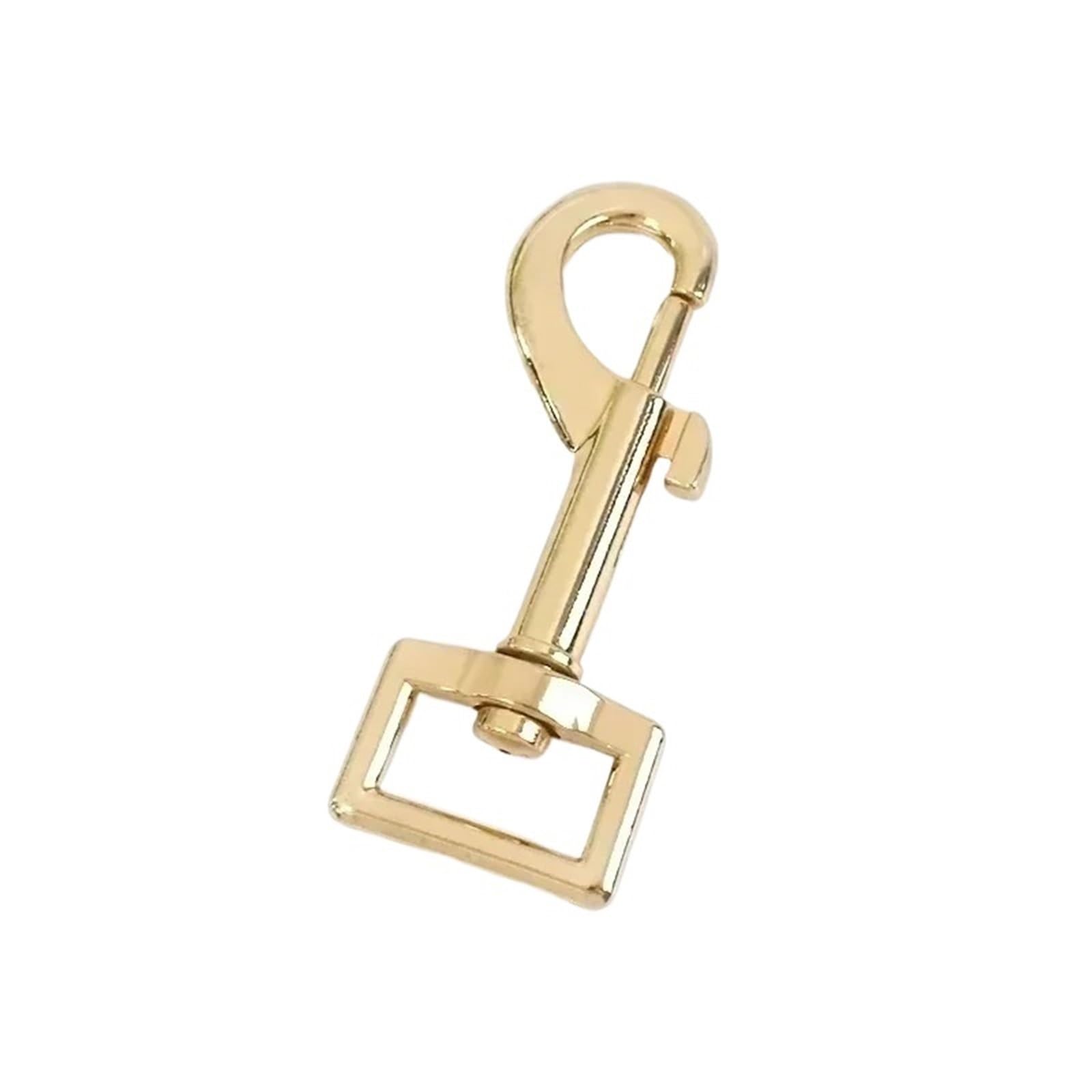 Cigpklo Lightgold Swivel Snap Hooks 5/10/20Pcs 15-25Mm Metal Buckles For Straps Swivel Lobster Clasp Hooks Carabiner Snap Hook Dog Collar(,25Mm-20Pcs)