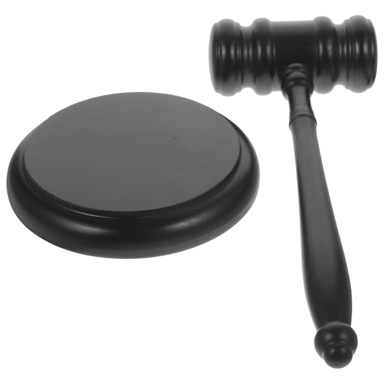 SHINEOFI 1 Set Gavel and Block Set Wooden Judge Hammer Gavel Sound Block Court Hammer Costume Accessory for Judge Lawyer Student Auction Court