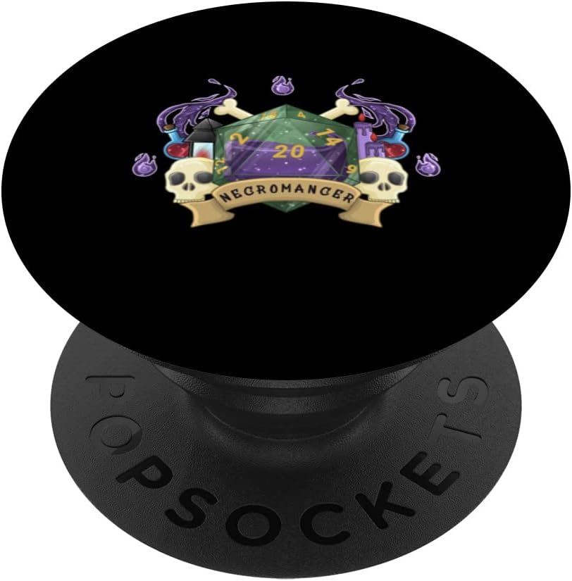 Clase Nigromante Juegos de rol Clase Dados PopSockets PopGrip Intercambiable