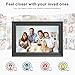 Digital Picture Frame WiFi 10.1 Inch Digital Photo Frame, Electronic Picture Frame, 16GB Storage, Auto-Rotate, IPS Touch Screen, Easy Setup and Share Photos and Videos via Free App from Anywhere
