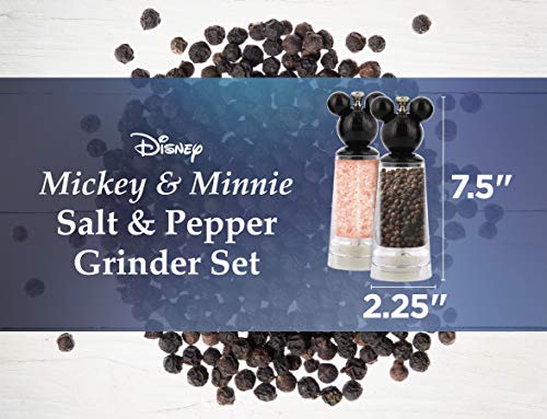 Best Brands Disney Minnie and Mickey Mouse Salt and Pepper Grinder Set – Disney Salt and Pepper Mills, Set of 2… - Image 7