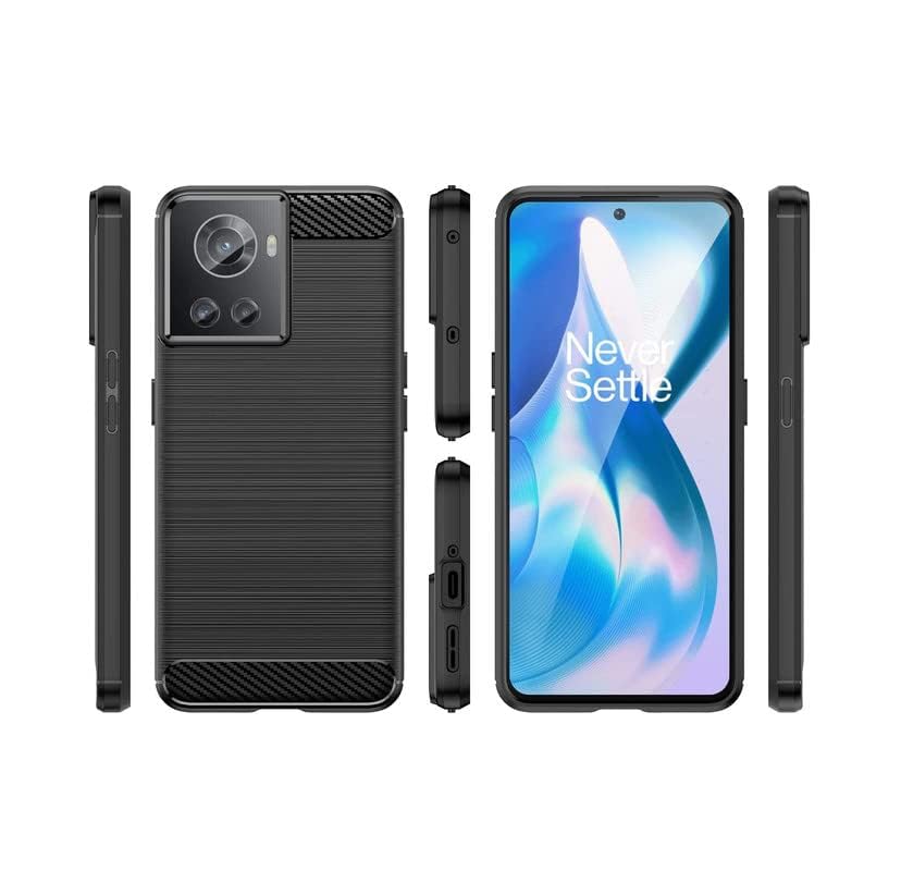 Image of Hybrid Carbon Fiber Back Case for OnePlus 10R (Black)