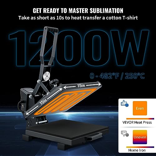 Máquina automática de plancha térmica 15x15 pulg con control digital miniatura 4