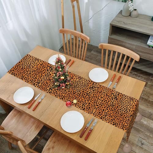 Chemin de table léopard pour sublimer votre table basse de salon - 8