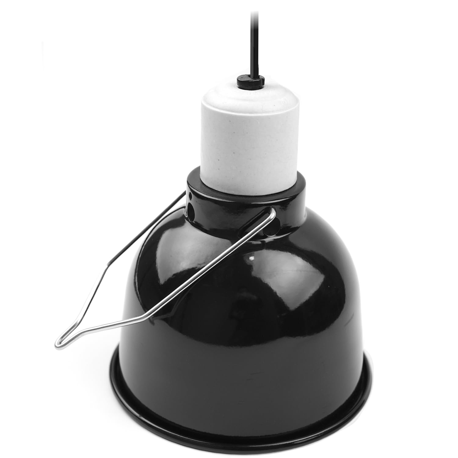 Reptile Light Fixture, 5.5'' Standard Dome, Fits Reptile Heat Lamp Bulb/Ceramic Heat Emitter, Reptile Heat Lamp Fixture