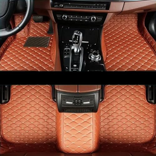 Tapis de sol Mercedes Classe E Cabriolet luxe sur mesure marron