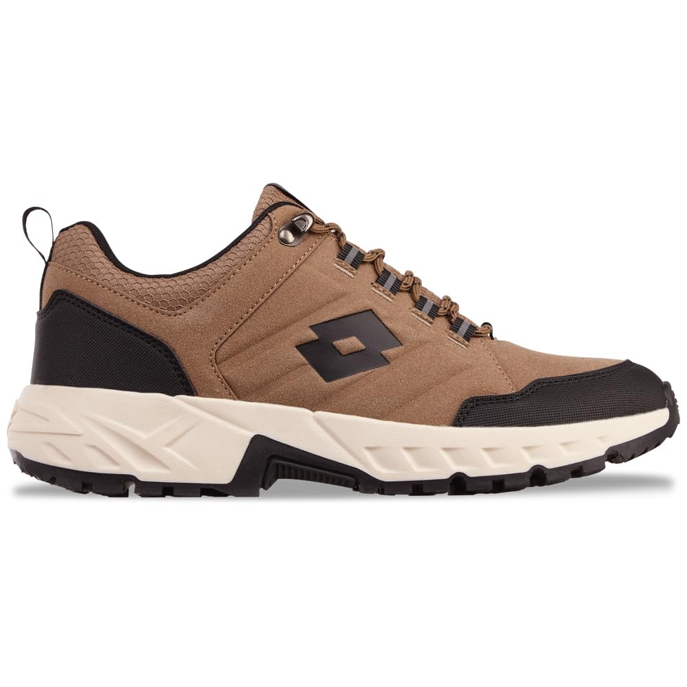 Lotto Unisex Trainers, Brown/Black, 41 EU, Brown Black, 8.5 UK