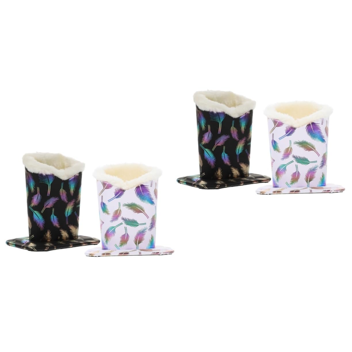 4pezzi Supporto per Occhiali Elegante di Espositori Multifunzionali per Occhiali da Tavolo per Ufficio e Casa Stile Creativo e Design Raffinato