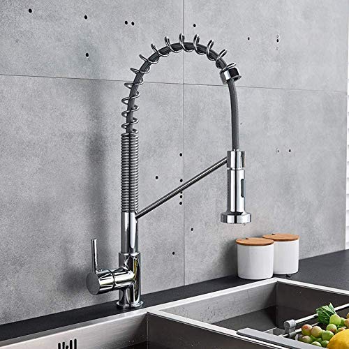 Wasserhahn Küchen Wasserhahn 360 Rotationsauslauf Ausziehsprühgerät Handmixer Wasserhähne