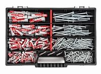 Gramsch Befestigungssortiment Fischer DuoPower Dübel + Torx Schrauben + Bits 277 TEILIG 5x25 6x30 8x40 10x50 mm Sortiment