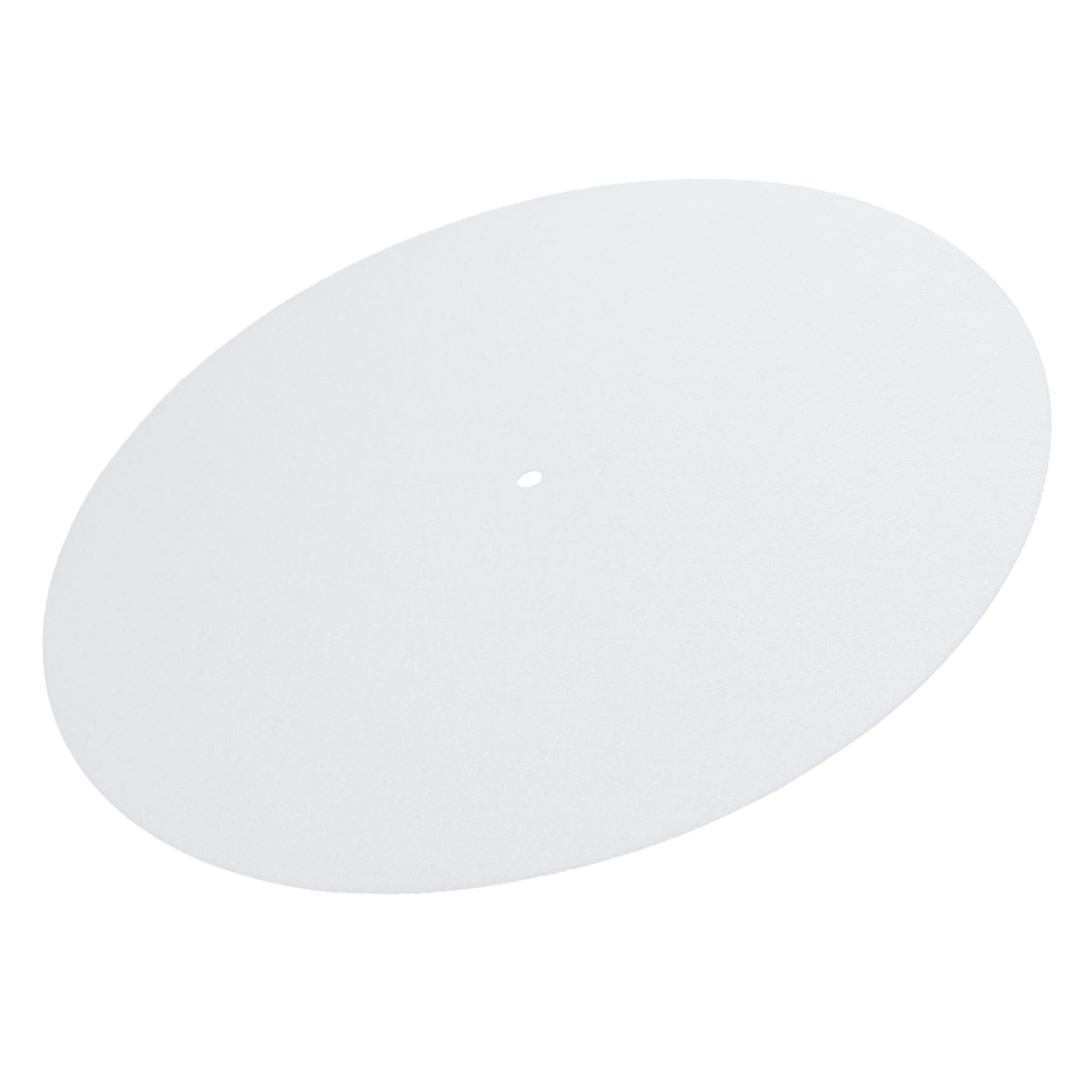 VANZACK Static Wool Turntable Mat White Slipmat for Record Players Vibration Non Slip Design for Optimal Playback Durable and for Vinyl