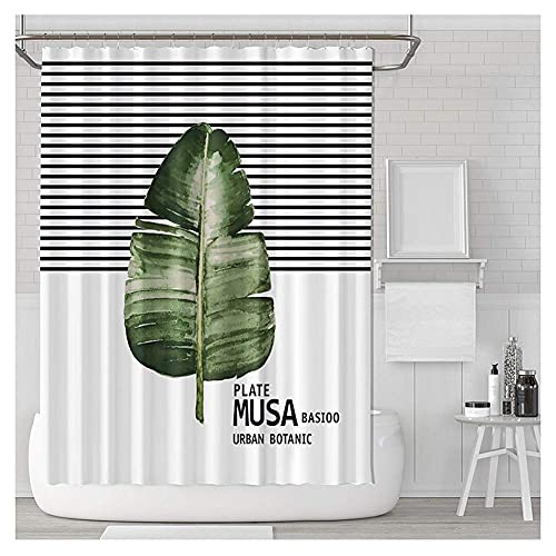 Rideau de bain imperméable et anti-moisissure en polyester résistant - 2