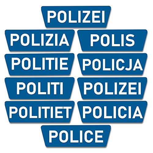 BIG-Bobby-Car Classic Police - Kinderfahrzeug mit Aufklebern im Polizei Design für Jungen und Mädchen, belastbar bis zu 50 kg, Rutschfahrzeug für Kinder ab 1 Jahr, blau – Bild 6