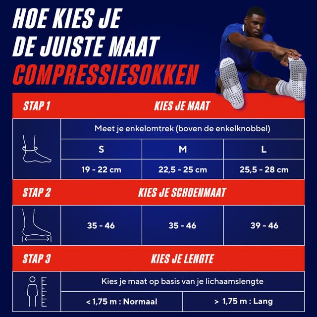 Chaussettes Grip Performance Thuasne à compression dégressive pour le mollet