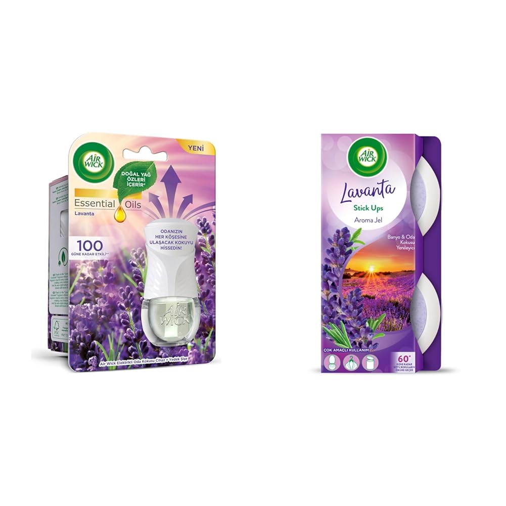 Air Wick Lavanta Esintisi Kombo (Elektrikli + 2 Jel)