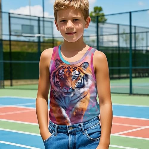 Sleeveless Shirts Boys Tank Tops for Kids Children Undershirts3