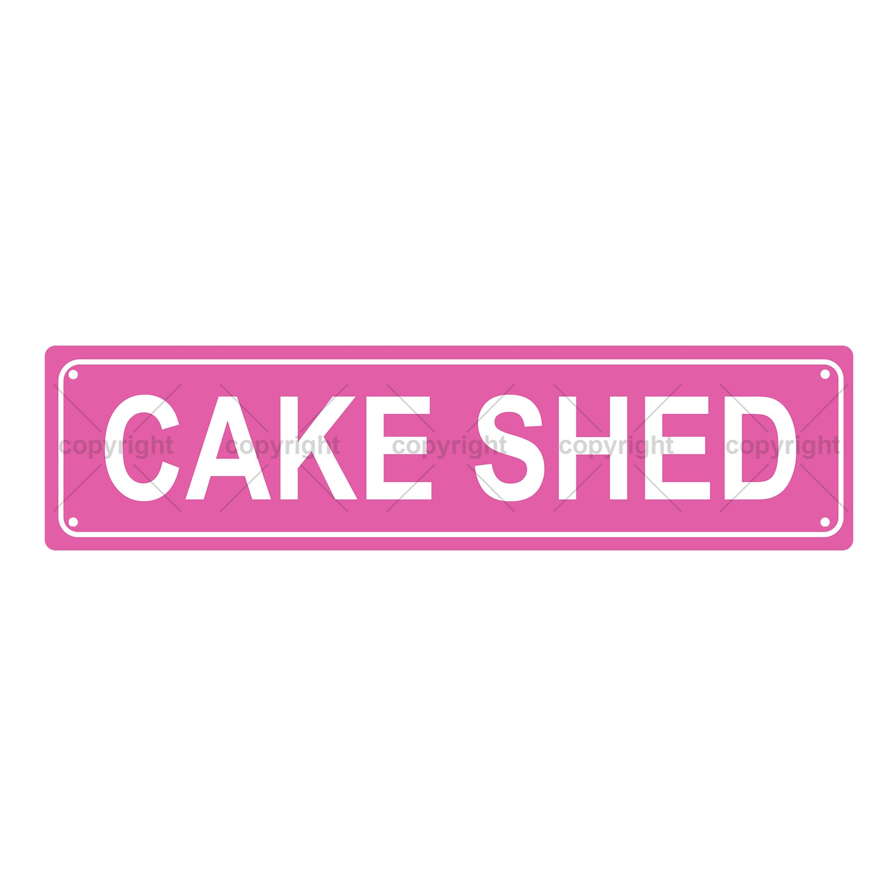 Cake SHED Space Metal Tin Street Sign Bar Cafe Garage Cave Home Room Wall Bathroom Farmhouse Garden Porch Patio Decor,4x16 Inch