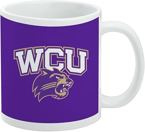 Vista 241 de Taza de cerámica con el logotipo principal de la Universidad de St. John, taza de regalo novedosa para café, té y bebidas calientes, 11oz, blanca