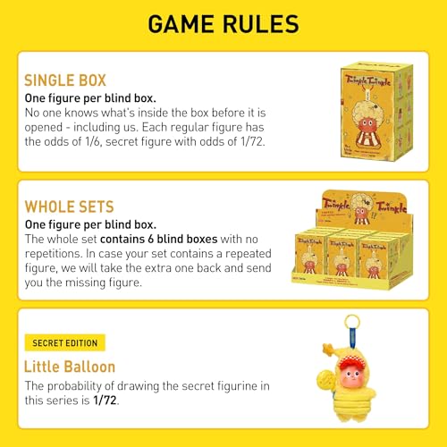 POP MART Twinkle Twinkle Be a Little Star Series - Plush Pendant Blind Box, Random Design Action Figures Collectible Toys Home Decorations, Holiday Birthday Gifts for Girls and Boys, Single Box by POP MART - Image 2