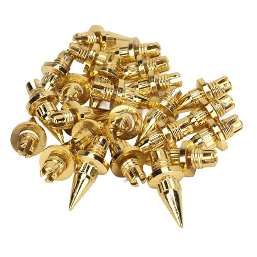 Tuercas de remache de llanta ruedas de coche remaches imitación plástico dorado embellecedor 25x