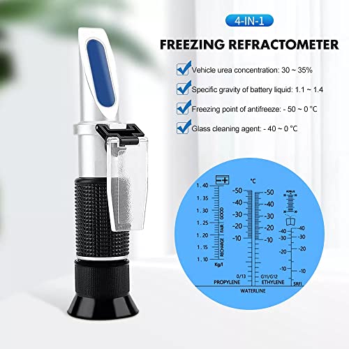 Image of IONIX salinity meter for aquaculture Illuminated Automatic salinity tester /Temperature Compensation 0-100% Brix Refractometer For Beer Wine Cnc Fruit, Black