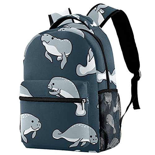 Sac à dos durable pour garçons et filles rigide léger imprimé animal multicolore