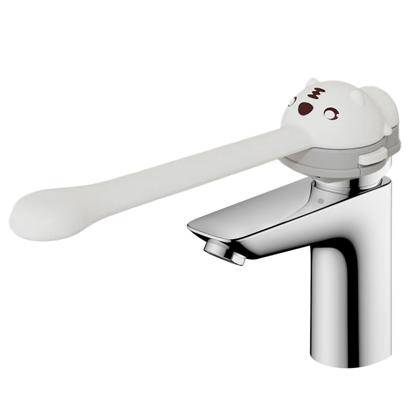 Generisch Wasserhahn-Griff-Verlängerungs-Set, Waschbecken Armatur Griffverlängerung mit kindgerechtem Design | Ersatzteil Badezimmer Zubehör Für Küche Pflegeheim Badewanne Gesicht Waschen