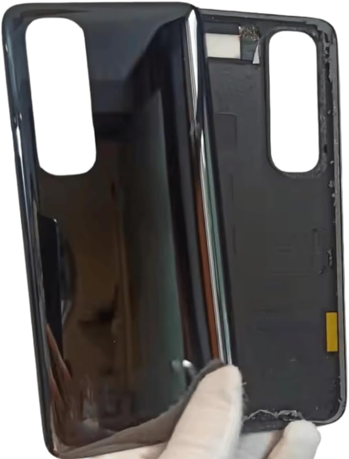 YOOOKOOO Compatible Rear Back Cover for Xiaomi Mi 10S – Battery Door Housing Replacement Part (White with Lens)