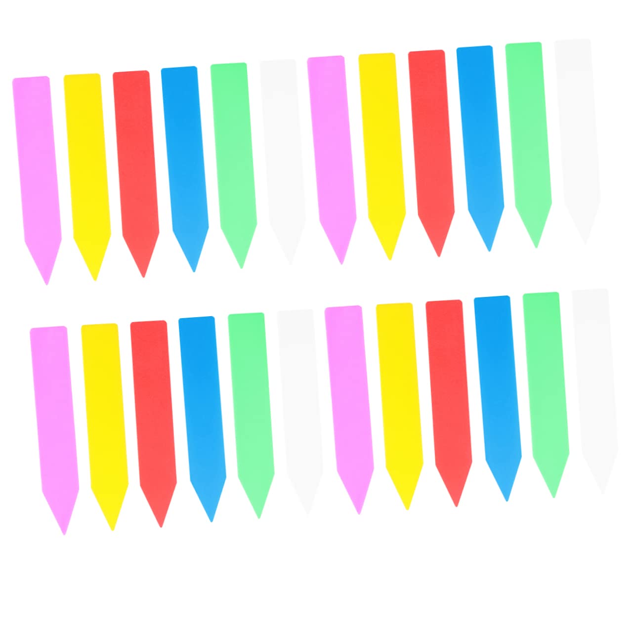Kisangel Étiquettes pour Plantes de Jardin 600 Pièces Étiquettes pour Plantes en Plastique Bords Lisses Et pour Fleurs Légumes