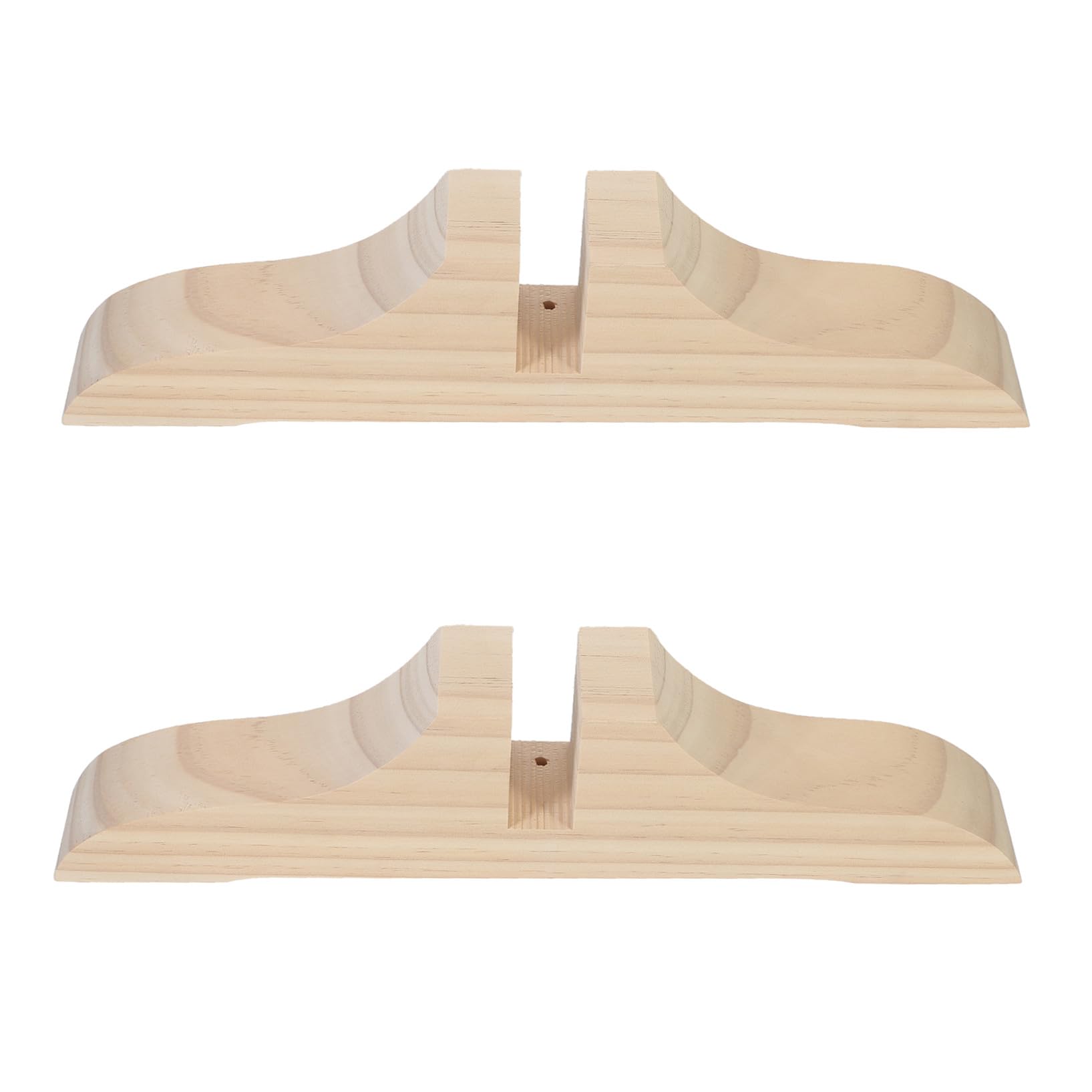 Lot de 2 pieds de base pour bois support épais de cloisons de séparation de bureau